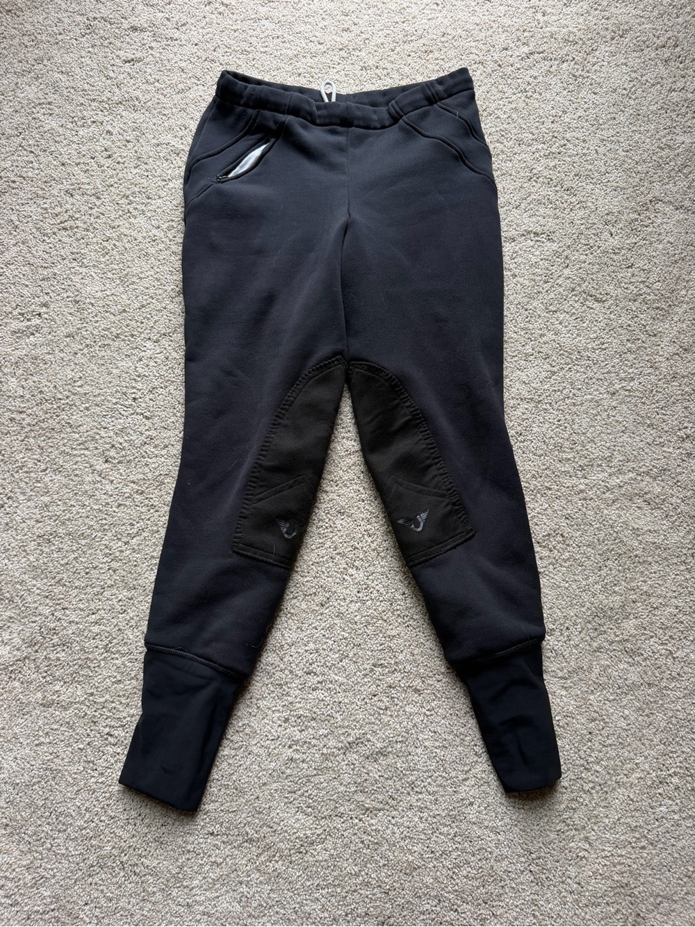 Tuffrider winter riding tights, size 30 black